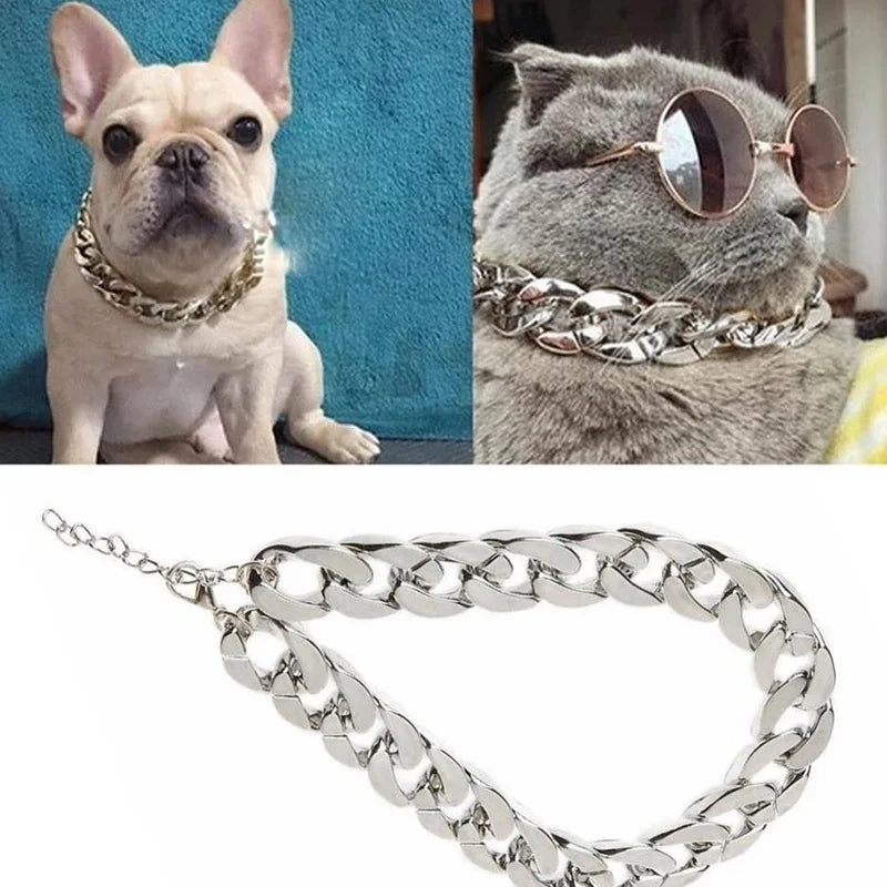 Pet Necklace Medium and Small Dog Collar Jewelry.