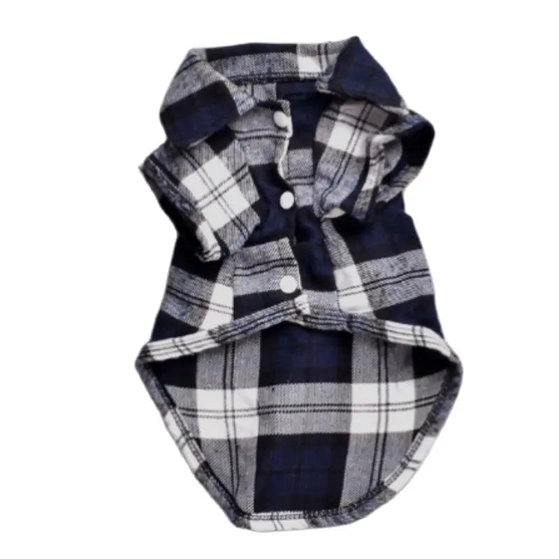 Cozy Pup Plaid Shirt.