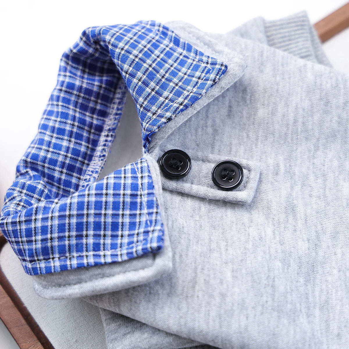 Cozy Pup Gentleman Plaid Dog Polo Shirt