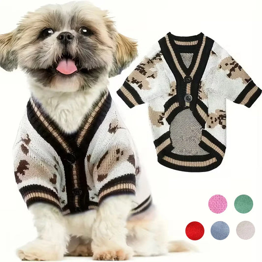 Cozy Pup Striped Bear Dog Pajamas.