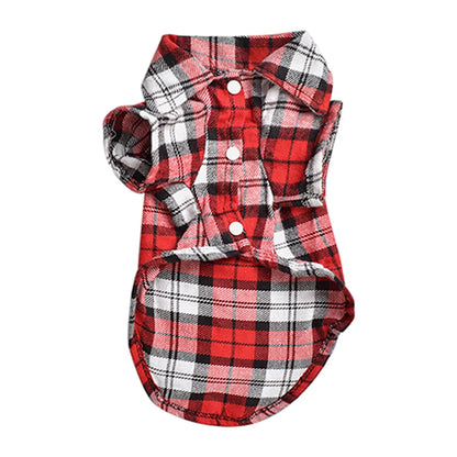 Cozy Pup Plaid Shirt.