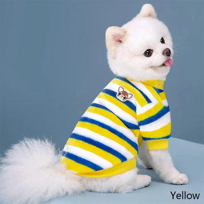 Cozy Pup striped bear dog pajamas